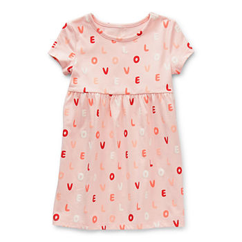 Thereabouts Toddler Girls Short Sleeve A-Line Dress