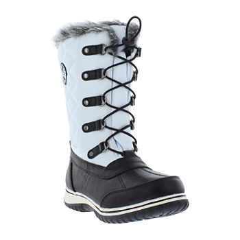 Totes Womens Ash Water Resistant Flat Heel Winter Boots