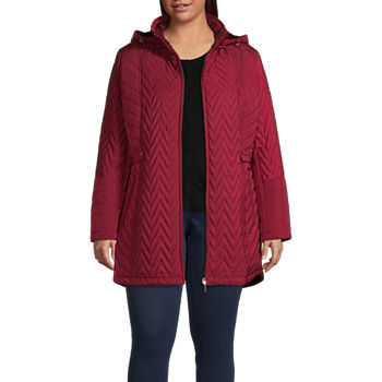 Miss Gallery Midweight Quilted Jacket-Plus