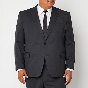 Stafford Coolmax All Season Ecomade Mens Stretch Fabric Classic Fit Suit Jacket-Big and Tall