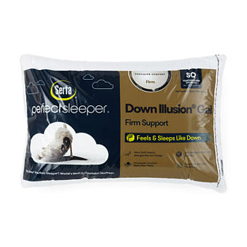 Serta PerfectSleeper Down Illusion Gel Firm Support Pillow