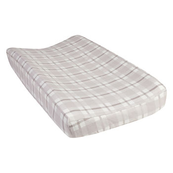 Trend Lab Gray And White Plaid 1 Pair Changing Pad Cover