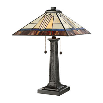 Dale Tiffany Glass Table Lamp