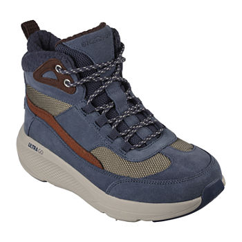 Skechers Womens On The Go Elevate Flat Heel Hiking Boots