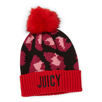 Juicy By Juicy Couture Womens Embroidered Beanie