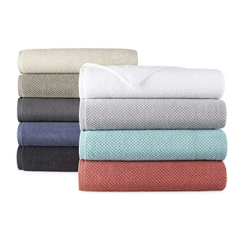 JCPenney Home™ Quick Dri Textured Solid Bath Towels