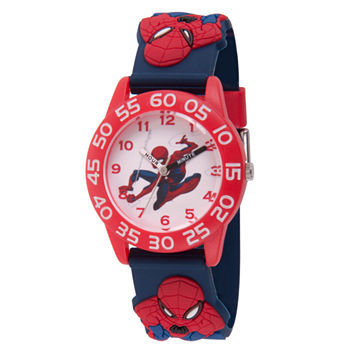 Avengers Marvel Spiderman Boys Blue Strap Watch Wma000169