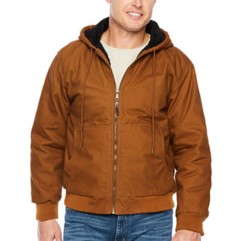 Smith Sherpa Lined Duck Hooded Bomber Jacket