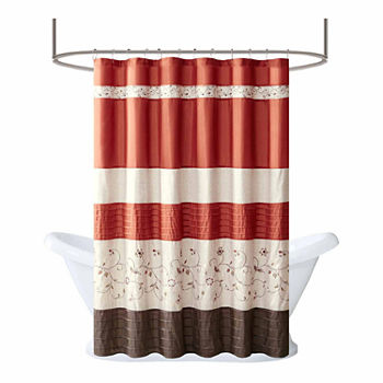 Madison Park Mandara Embroidered Shower Curtain