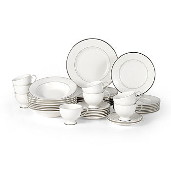 Mikasa Cameo Platinum 40-pc. Porcelain Dinnerware Set