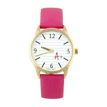 Mixit A+ Womens Pink Strap Watch Pts2998gdhp