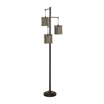 Stylecraft Contemporary Metal Floor Lamp