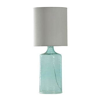 Stylecraft Aqua Glass Table Lamp