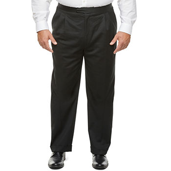 Stafford Coolmax Mens Classic Fit Tuxedo Pants Big and Tall