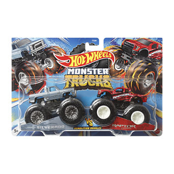 Hot Wheels Monster Trucks 1:64 Demo Doubles 2 Pack Assorted
