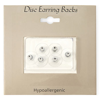 Sensitive Ears Silver-Tone 6-pk. Replacement Disc Earring Backs