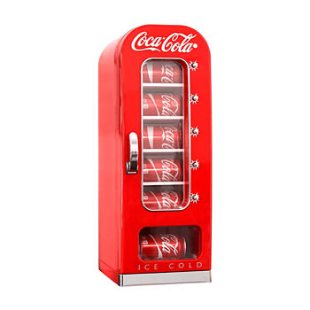 Koolatron Coca-Cola® Retro Vending Machine Style Mini Fridge, AC/DC