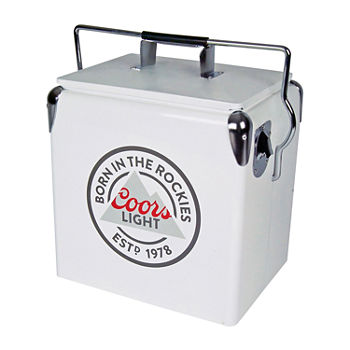 Koolatron Coors Light® Retro Ice Chest Cooler with Bottle Opener 13L