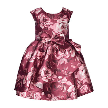 Bonnie Jean Toddler Girls Short Sleeve Fit + Flare Dress