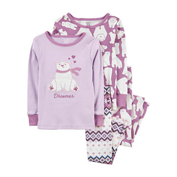 Carter's Baby Girls 4-pc. Pajama Set