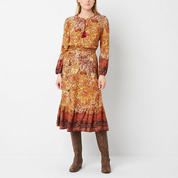 Frye and Co. Long Sleeve Peasant Dress