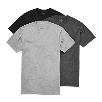 Stafford® Mens 3-pk Short Sleeve Crew Neck T-Shirt