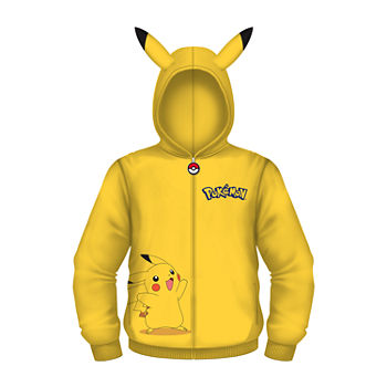 Pikachu Little & Big Boys Pokemon Fleece Zipper Hoodie