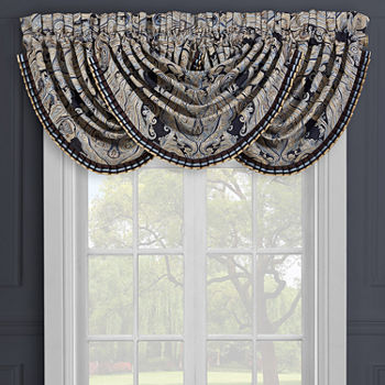 Queen Street Lakeview Rod Pocket Waterfall Valance