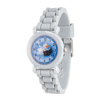 Disney Frozen Olaf Boys Gray Strap Watch Wds000820