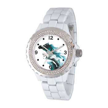 Disney Princess Elsa Frozen Womens White Bracelet Watch Wds000834