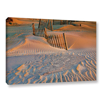 Brushstone Dune Patterns II Gallery Wrapped CanvasWall Art