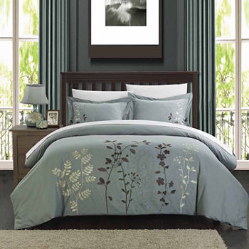 Chic Home Kaylee 3-pc. Embroidered Duvet Cover Set