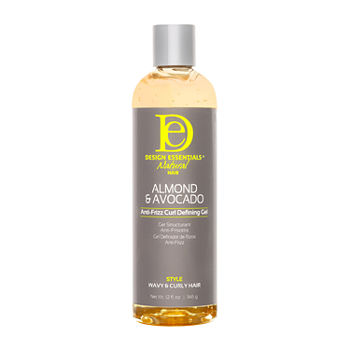 Design Essentials Almond & Avocado Anti Frizz Curl Defining Hair Gel-12 oz.