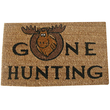 Gone Hunting Rectangular Doormat