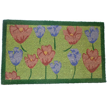 Tulips Rectangle Doormat - 18"X30"