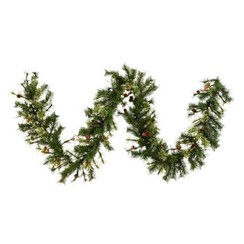 Vickerman 9' Mixed Country Pine Christmas GarlandUnlit
