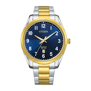 Citizen Quartz Mens Two Tone Stainless Steel Bracelet Watch Bi1036-57l