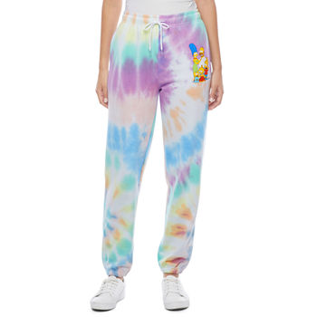 Mighty Fine Womens The Simpsons High Rise Jogger Pant Juniors