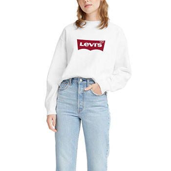 Levi's Womens Crew Neck Long Sleeve Sweatshirt