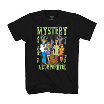 Mystery Inc Little & Big Boys Crew Neck Scooby Doo Short Sleeve Graphic T-Shirt