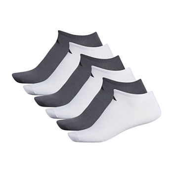 adidas 6 Pair Superlite No Show Socks-Extended Size
