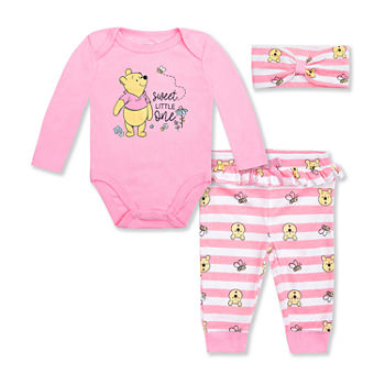 Disney Baby Girls Winnie The Pooh 3-pc. Pant Set