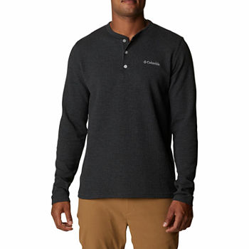 Columbia Sportswear Co. Pine Peak™ Mens Long Sleeve Regular Fit Henley Shirt