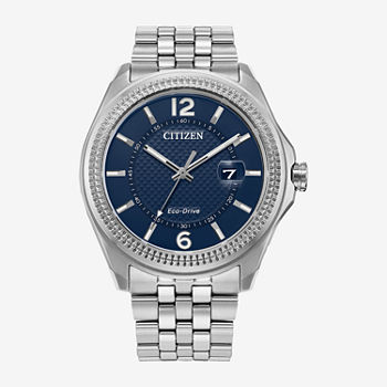 Citizen Dress Classic Sport Mens Silver Tone Stainless Steel Bracelet Watch Aw1740-54l