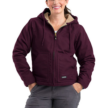Berne Softstone Hooded Womens Hooded Midweight Work Jacket