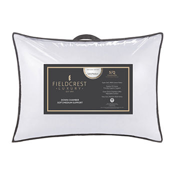 Fieldcrest Luxury Down Chamber Soft/Medium Support Pillow