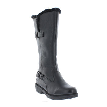 Totes Womens Evelyn Waterproof Winter Boots Flat Heel