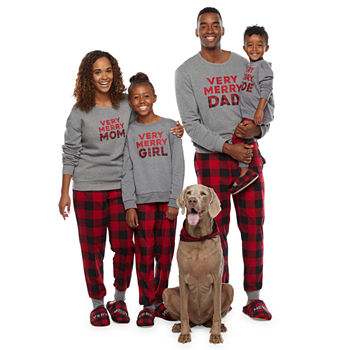 Very Merry Plaid Family Matching Pajamas