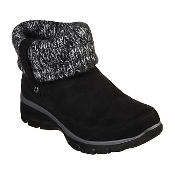 Skechers Womens Easy Going Heighten Winter Boots Flat Heel