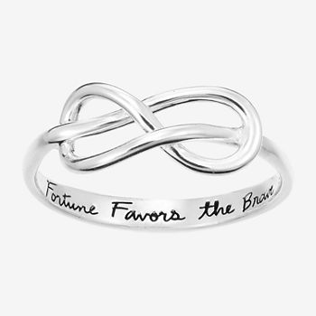 Footnotes Brave Sterling Silver Knot Band